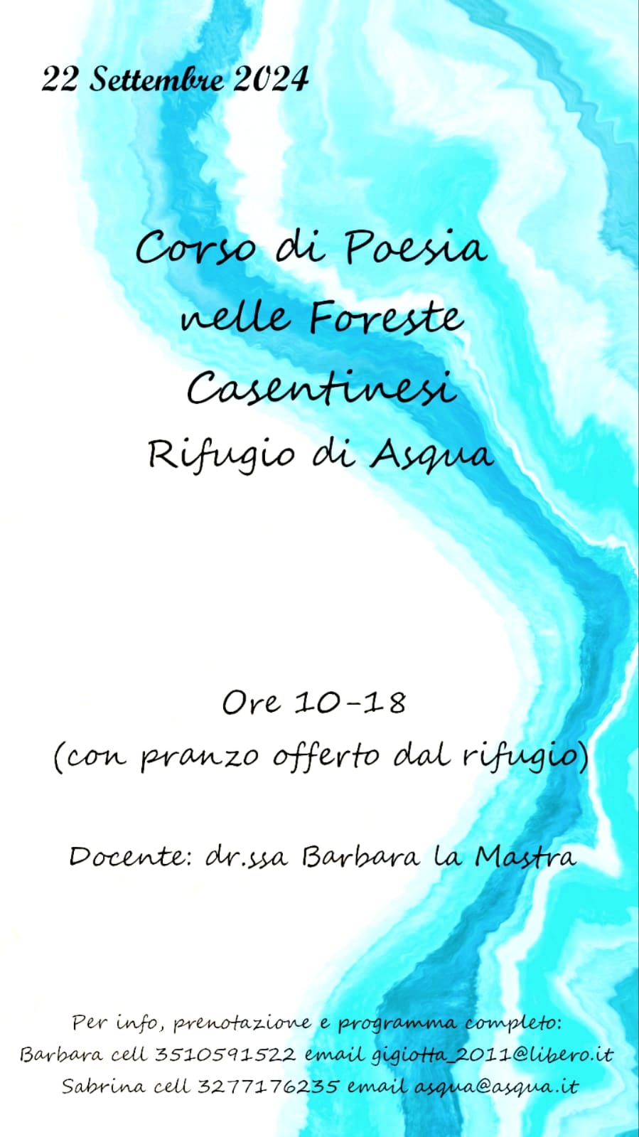 Corso di poesia nelle foreste casentinesi